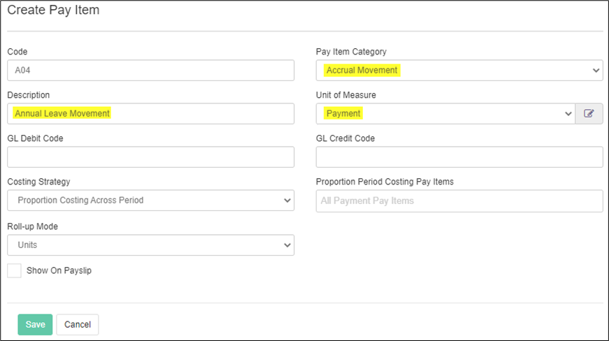 Access Definitiv: What is an Accrual Movement?