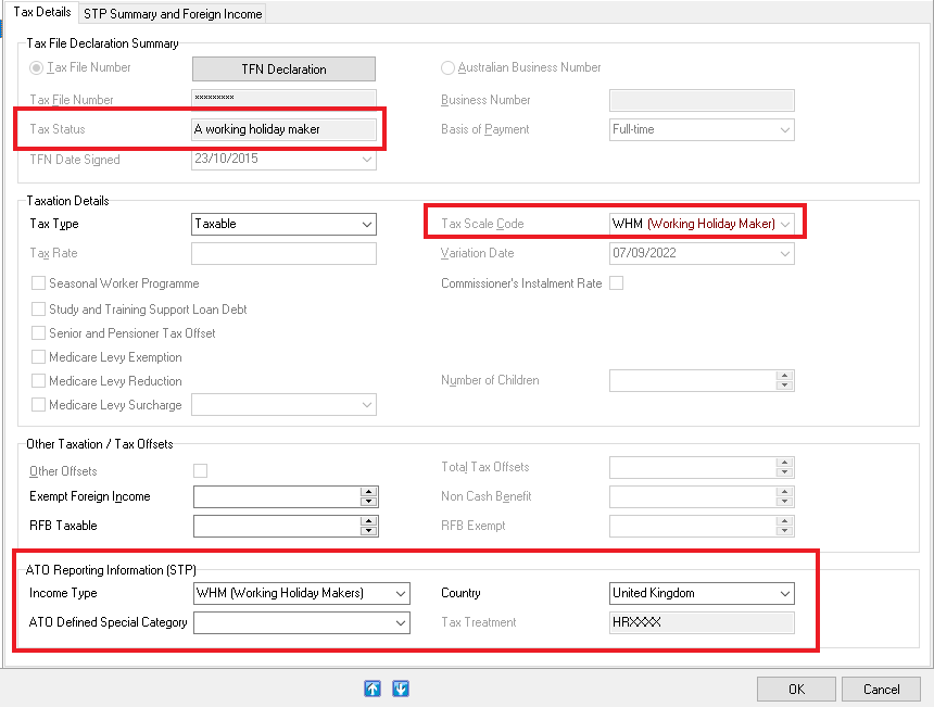 Access MicrOpay How do I set up a Working Holiday Maker?